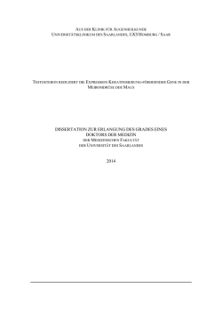 Dokument 1 - SciDok - Universit&auml;t des Saarlandes