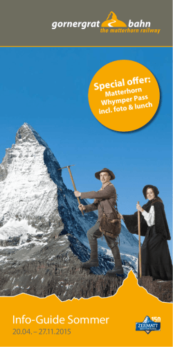 Info-Guide Sommer Info-Guide Sommer