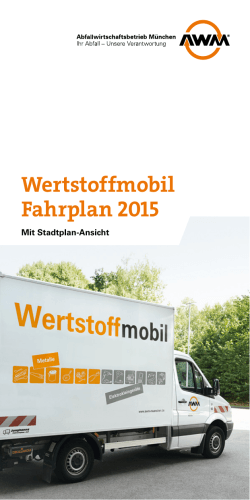 Wertstoffmobil Fahrplan 2015