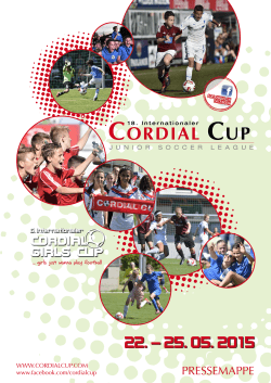 Cordial Cup Pressemappe 2015