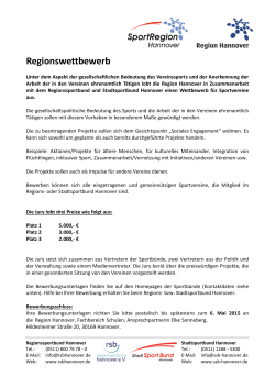 Datei herunterladen - Regionssportbund Hannover eV