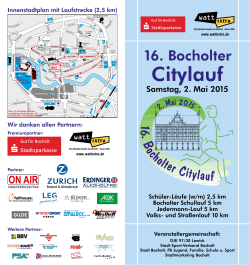 Flyer 2015 - Bocholter Citylauf