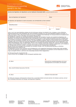 Grundst&uuml;cksnutzungsvertrag (gem&auml;&szlig; &sect; 45a TKG)