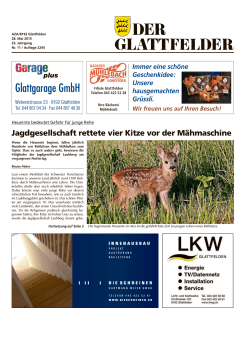 Glattgarage GmbH - Der Glattfelder