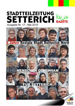 Stadtteilzeitung Ausgabe 17 - DRK Kreisverband St&auml;dteregion