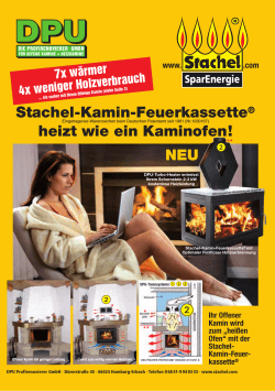 Stachel-Kamin - Holzbrandoptimierer