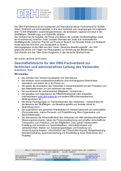 DBH-Geschäftsführer (m/w)