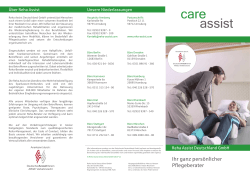care assist flyer - Reha Assist Deutschland GmbH