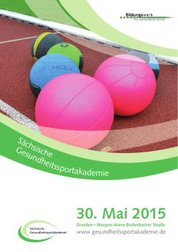 GSA2015 - S&auml;chsische Gesundheitssportakademie