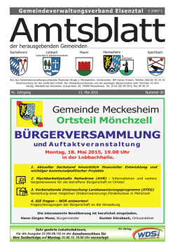 Direktlink zum Amtsblat