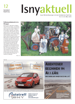 25.März - Schwäbische Zeitung