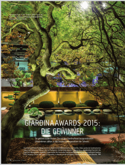 Die Gewinner der Giardina 2015