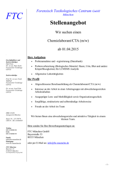 Stellenangebot