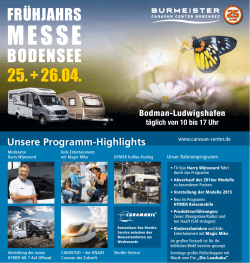 Flyer - Burmeister Caravan Center GmbH