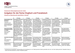 Hinweise zur Bewertung der sprachlichen Leistung