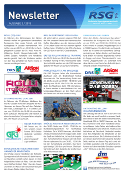 Hier geht&acute;s zu unserem Newsletter.