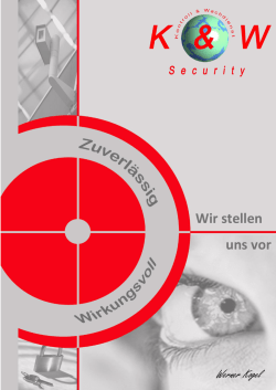 Wir stellen uns vor - KW