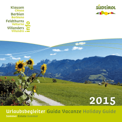 Guida vacanze 2015