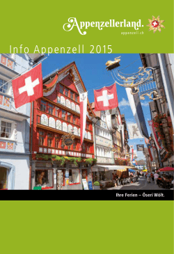Info Appenzell 2015