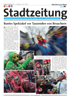 Stadtzeitung 2015 KW 08 - Stadt Neuenburg am Rhein