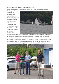 Bericht Clubregatta