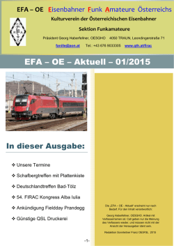 EFA – OE – Aktuell – 01/2015