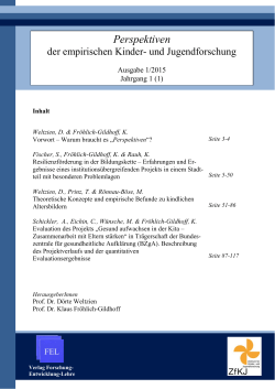 zur Verfügung - Verlag Forschung - Entwicklung