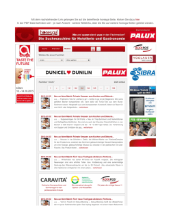 horesga&reg; Fachartikel-/Fachberichte des Fachtitels chefs Ausgaben