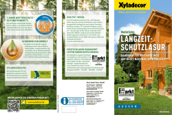 Flyer - Xyladecor