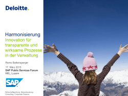 Harmonisierung