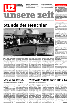 Stunde der Heuchler - Marxistische Linke