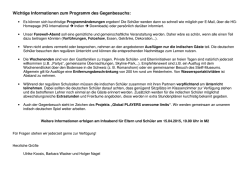 Programm und Projekt in Heidenheim 2015 - Hellenstein