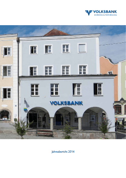 Geschäftsbericht - Volksbank Schärding