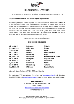 BILDERBUCH – LIVE 2015 - E