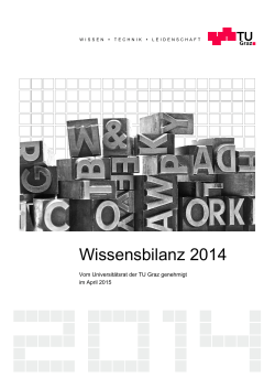 Wissensbilanz 2014