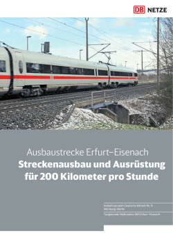 Ausbaustrecke Erfurt–Eisenach Streckenausbau und Ausrüstung für