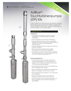 AdBlue®- Tauchturbinenpumpe (STP) Kits