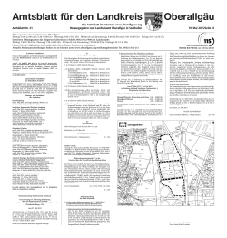 Amtsblatt für den Landkreis Oberallgäu