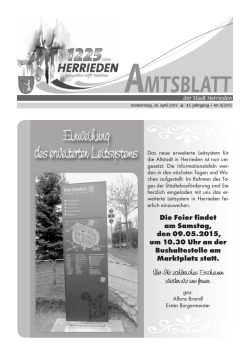 AMTSBLATT - Herrieden