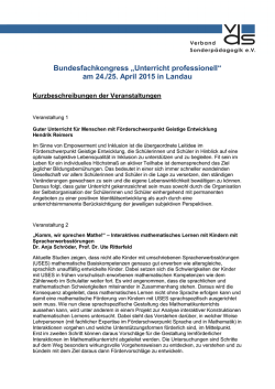 hier - Verband Sonderp&auml;dagogik eV