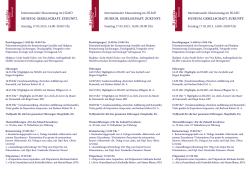 Programm Museumstag