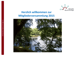 Herzlich willkommen! Herzlich willkommen zur