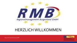 HERZLICH WILLKOMMEN - Phasing Out Programm