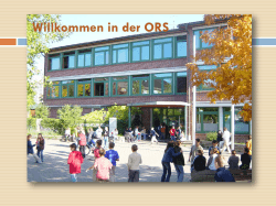 Willkommen in der .ORS - ORS.bb.schule