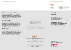 Immobilienstandort M&uuml;nchen Peters, Sch&ouml;nberger & Partner Riedel