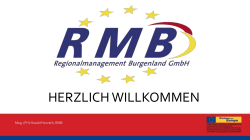 HERZLICH WILLKOMMEN - Phasing Out Programm