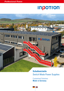 Imageprospekt - inpotron Schaltnetzteile