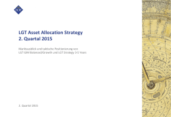 LGT Asset Allocation Strategy Q2/2015