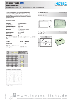 Datenblatt LED 24V - inotec