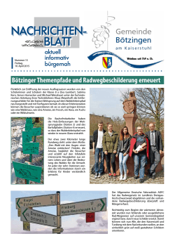 NBL-KW15-2015 - Gemeinde Bötzingen